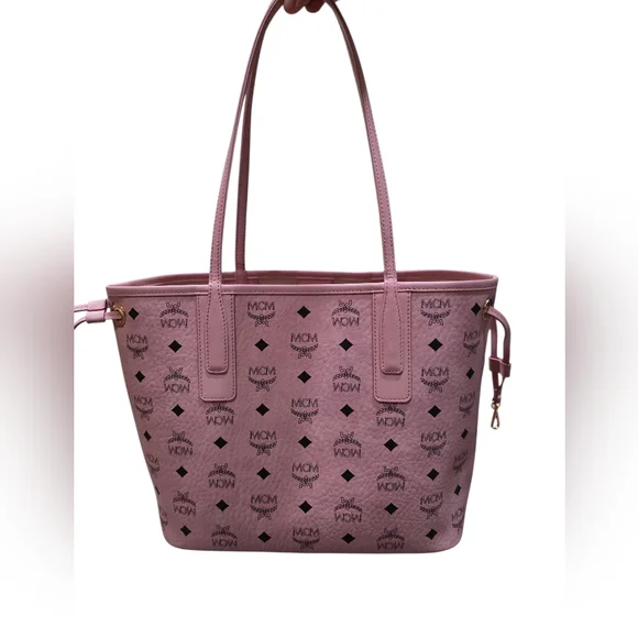 MCM Medium Soft Pink Liz Shopper - Picture 3 of 5